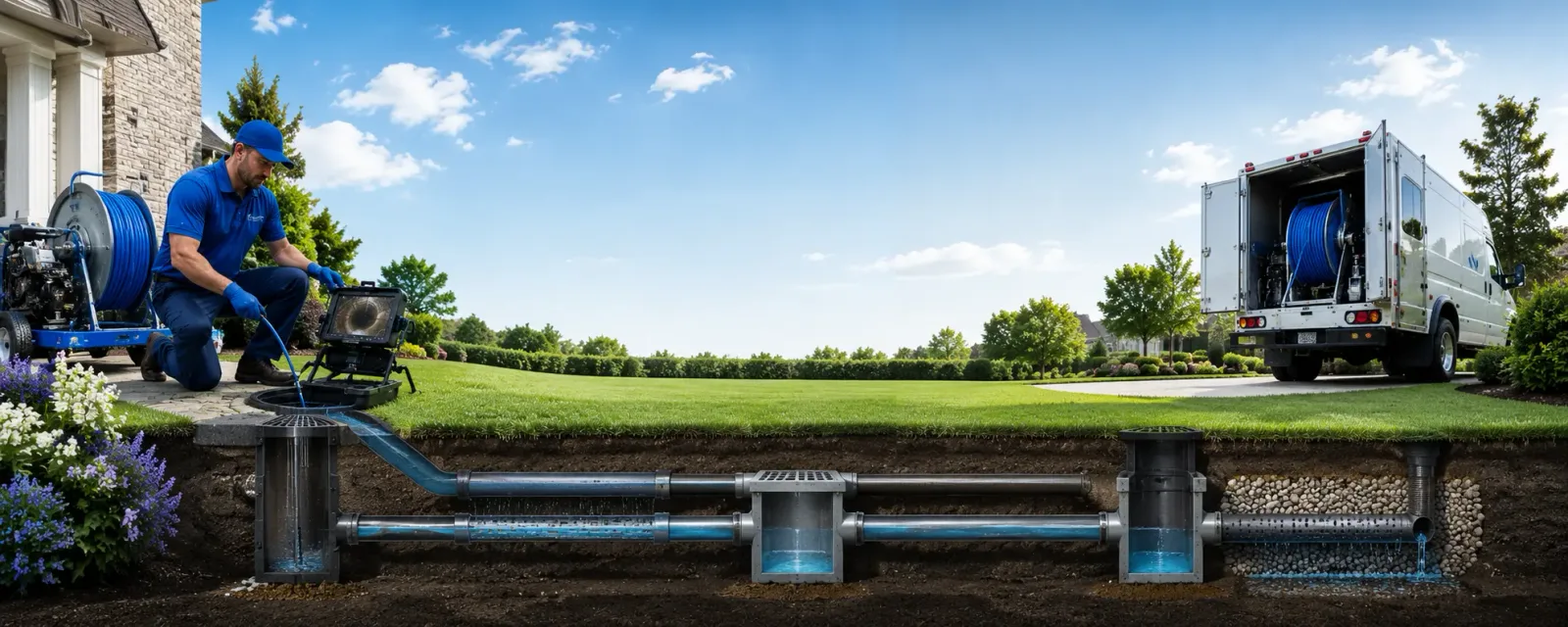 Outdoor drain cleaning information for Grand Marais, MI